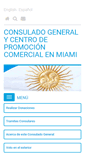 Mobile Screenshot of consuladoargentinoenmiami.org